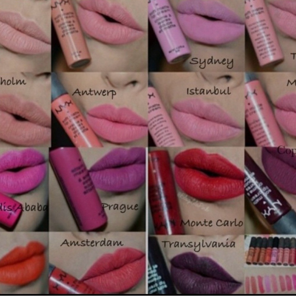 NYX Lip Cream Collection - Bold and Vibrant Shades ~ Free With Purchase.